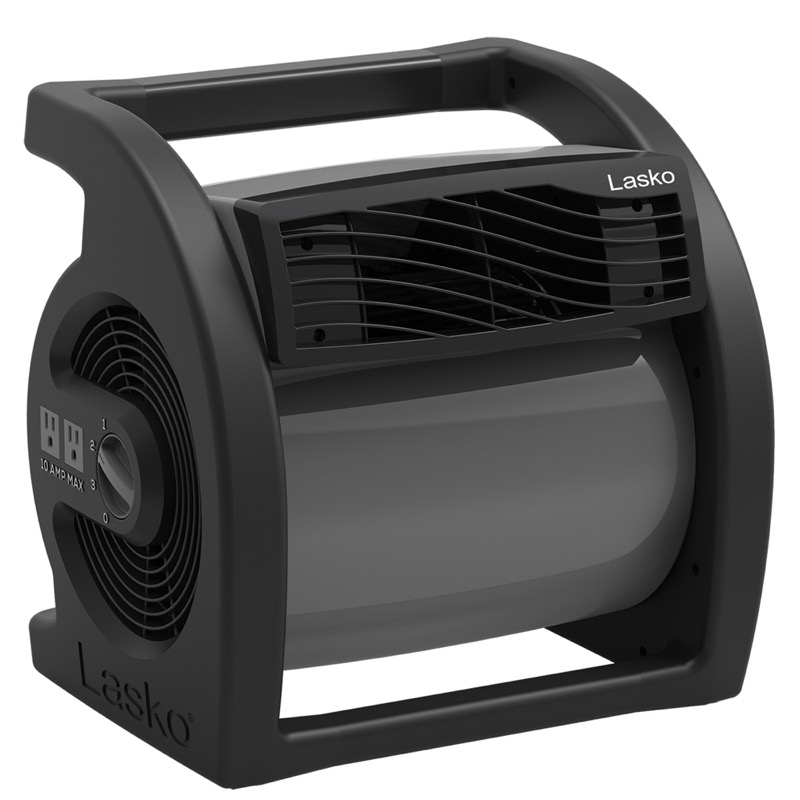 Lasko Max性能的前视图透视实用程序鼓风机粉丝U15720